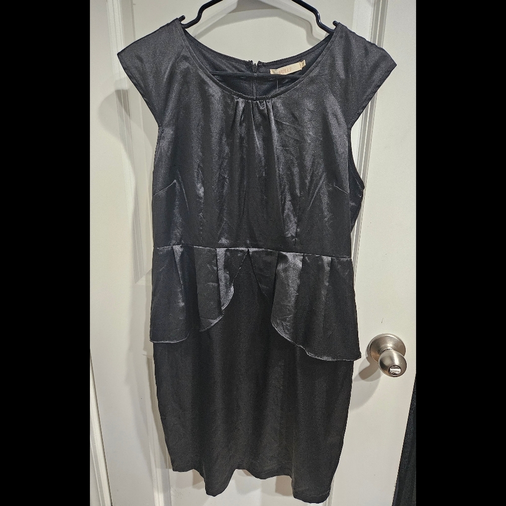 Black Peplum Dress